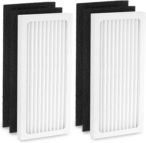 Cabiclean 2 Pack Replacement HEPA Filters Compatible with Hamilton Beach 04383 Air Purifier 04384 04385 HEPA Filter Replacement, Part # 990051000
