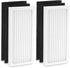 Cabiclean 2 Pack Replacement HEPA Filters Compatible with Hamilton Beach 04383 Air Purifier 04384 04385 HEPA Filter Replacement, Part # 990051000