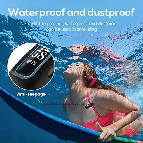 EEweca Clip Case Accessory for Fitbit Inspire 3/Inspire 2, Black (not for Inspire, Inspire hr, ace 2)