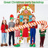 FANCY LAND Christmas Gingerbread House Door Cover Ginger Bread Holiday Decoration 72 x 30 Inches