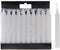 Mega Candles 20 pcs Unscented White Mini Taper Candle, 4 Inch Tall x 1/2 Inch Diameter, Great for Casting Chimes, Rituals, Spells, Vigil, Witchcraft, Wiccan Supplies, Wax Play & More
