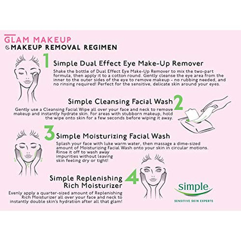 Simple Kind to Skin Face Wash Cleanser for All Skin Types Moisturizing Cleanses and Hydrates 5 oz