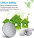 CR2032 Lithium Button Battery, 230mAh 3 Volt Coin Battery, Coin Button Cell 40 PCS in Original Package (40PCS)