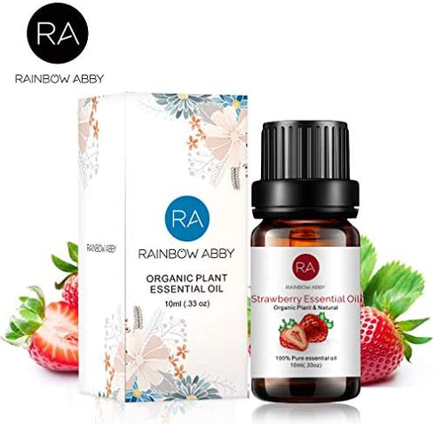 3-Pack Strawberry Essential Oil, Pure, Undiluted, Therapeutic Grade Strawberry Oil - 3x10 mL