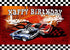 EOA 7(W) x5(H) FT Racing Cars Red Photography Backdrop Happy Birthday Hot Racer Wheels Banner Children Kids Cake Table Studio Props