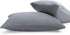 Bedsure Bamboo King Size Pillow Cases 2 Pack - Grey Cooling Pillowcases Set of 2 with Envelope Closure, Cool and Breathable Pillow Case, 20x40 inches