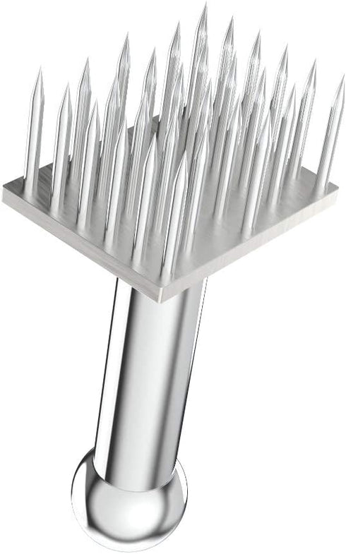 Lynkaye Professional Meat Tenderizer with 28 Stainless Steel Sharp Needle Blade Mallet Heavy Duty Cooking Tool for Tenderizing Beef Turkey Chicken Steak Veal Pork Fish Christmas Cooking Set