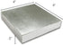 The Beadsmith Vintaj Steel Bench Block - Flat Anvil Jewelers Tool - Solid Metal Bench Block for Jewelry and Stamping - Protect Your Work Surface - 4 x 4 x 0.5 inches