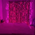 304 LED Window Curtain String Light Wedding Party Home Garden Bedroom Outdoor Indoor Wall Decorations