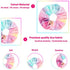 IVARYSS Scrunchies for Girls, 12 Pcs Tie Dye Velvet Scrunchies for Hair, Soft Rainbow Ponytail Holder, Cute Candy Colors Elastic Hair Bands for Teens and Women