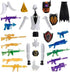 Fortnite Ghost Henchman Chest Collectible Accessory Set Bundle- Includes 4 Ghost Style Henchman Chests, 8 Back Bling, 12 Translucent Weapons, 8 Ghost Henchman Figure Pieces- More Styles Dropping Soon