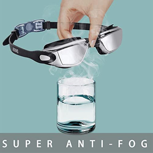 Aegend Swim Goggles, 2 Pack Swimming Goggles No Leaking Adult Men Women Youth
