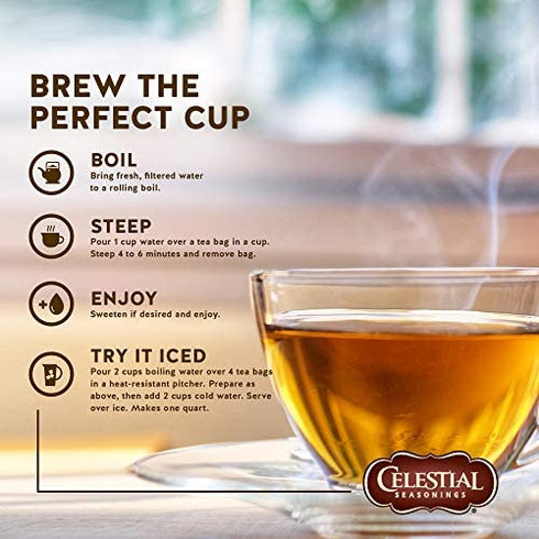 Celestial Seasonings Holiday Herbal Tea, Gingerbread Spice, 20 Count
