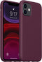 OuXul iPhone 11 Case,Liquid Silicone Gel Rubber Phone Case,Compatible with iPhone 11 Case Cover 6.1 Inch Full Body Slim Soft Microfiber Lining Protective Case (Wine)