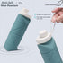 SPECIAL MADE Collapsible Water Bottles Leakproof Valve Reuseable BPA Free Silicone Foldable Travel Water Bottle for Gym Camping Hiking Travel Sports Lightweight Durable 20oz Dark Green