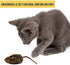 OurPets Play-N-Squeak Mouse Hunter Cat Toy (Interactive Cat Toy & Catnip Toy with Real Mouse Electronic Sound Catnip Toys for Cats) Perfect Cat Toys for Indoor Cats with Catnip)
