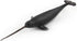 Ocean Sea Marine Animal Narwhal Whale Model Figures Wildlife Bath Cake Decoration Education Cognitive Toys for Kid Boys Girls 5 6 7 8 Years Old