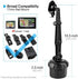 GPS Car Mount Cup Holder with Adjustable Arm for Garmin - Replacement GPS Cupholder Ball Mount for Garmin Nuvi Dezl Drive Drivesmart Zumo Driveassist DriveLuxe StreetPilot RV Portable Navigator