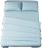 SONORO KATE Bed Sheet Set Super Soft Microfiber 1800 Thread Count Luxury Egyptian Sheets 16-Inch Deep Pocket?Wrinkle -3 Piece (Spa Blue, Twin XL)