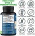 Forest Leaf - Collagen Pills with Hyaluronic Acid & Vitamin C - Reduce Wrinkles, Tighten Skin, Boost Hair, Skin, Nails & Joint Health - Hydrolyzed Collagen Peptides Supplement - 120 Capsules