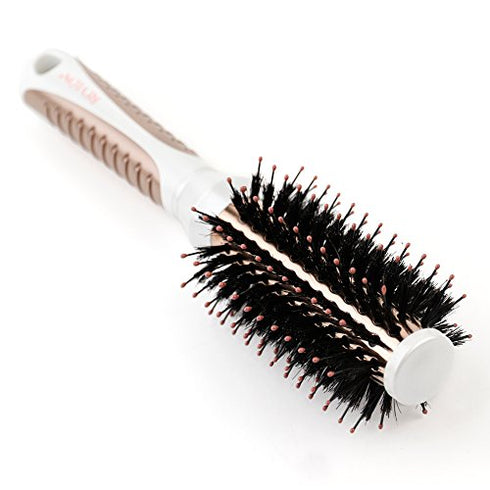 Revlon Pro Collection Long-Lasting Styles Gorgeous Waves Porcupine Hair Brush, 1 inch Rose Gold