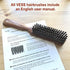 Thin Hair Brush without pain on skin : For anyone who may have trouble with thin hair .Specialized hair brush with soft hog hair for glossing your hair and preventing hair breakage. (For Brushing…)