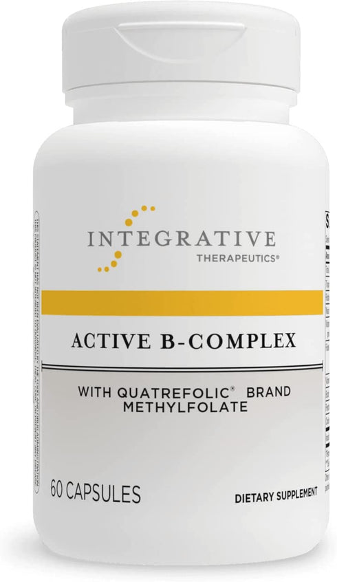 Integrative Therapeutics - Active B-Complex - Cellular Energy Production*- with 8 B-Vitamins, Vitamin B12, Folate, Choline - 60 Capsules