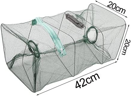 Saltwater Freshwater Fish Crayfish Crawdad Crab Lobster Prawn Trap Net