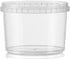 16-oz. Round Clear Deli Containers with Lids | Stackable, Tamper-Proof BPA-Free Food Storage Containers | Recyclable Space Saver Airtight Container for Kitchen Storage, Meal Prep, Take Out | 20 Pack