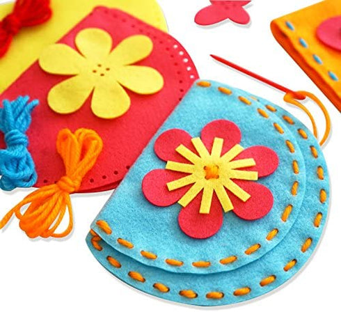 Serabeena Sew Your Own Purses - Easy and Fun to Do Sewing Kit for Kids