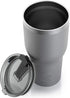 RTIC Tumbler, 30 oz, Graphite, Insulated Travel Stainless Steel Mug, Hot Or Cold Drinks, with Splash Proof Lid