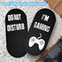 Do Not Disturb I'M Gaming Socks, Teenage Gifts Idea Teens Stocking Stuffers Gamer Sock Gifts for Boys Mens Dad Father