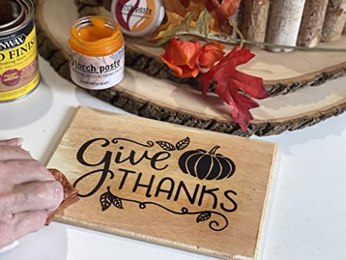 Torch Paste - The Original Wood Burning Paste Since 2020 | Lab Tested & ASTM D-4236 Certified | Non Toxic | Use on Wood, Card Stock, Canvas, Denim & More | Easy Application