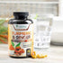 Turmeric Curcumin with BioPerine & Ginger 95% Curcuminoids 1950mg - Natural Joint Inflammatory Support, Black Pepper for Max Absorption, Nature's Tumeric Extract Supplement - 240 Capsules