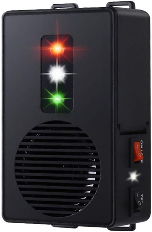 Loraffe Rodent Repellent Ultrasonic Under Hood Animal Repeller Battery Operated Rat Strobe Light Mouse Deterrent for Car Engine Garage Home Attic Warehouse, Indoor Pest Control, Vehicle Protection