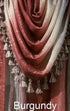 Achim Home Furnishings Ombre Tie up Shade Window Curtain, 50 in x 63 in, Burgundy