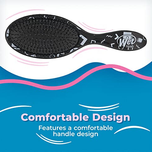 Wet Brush Hair Brush Detangler -Hipster - Exclusive Ultra-soft IntelliFlex Bristles-Glide Through Tangles With Ease For All Hair Types-For Women, Men, Wet And Dry Hair-style may vary