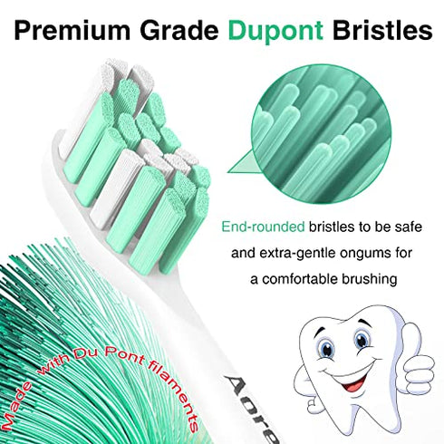 Aoremon Replacement Toothbrush Heads for Philips Sonicare HX9023/65, 10 Pack