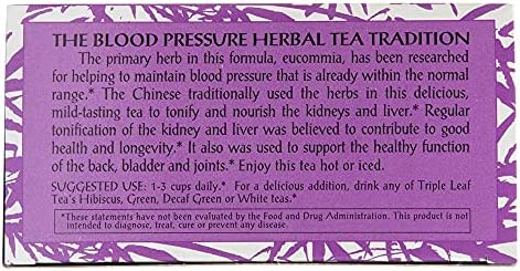 Triple Leaf Tea Tea Blood Pressure 20 Bag