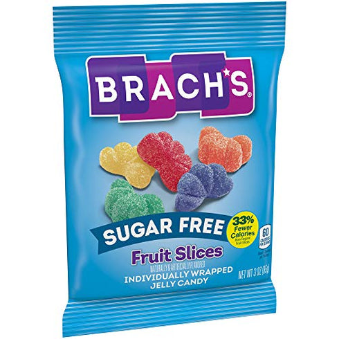 Brach's Sugar Free Fruit Slices Jelly Candy, 3.00 oz