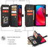 HAII Case for Moto G Stylus 5G 2021, Flip Leather Wallet Case with 10 Card Slot Holder Zipper Pocket Kickstand Magnetic Closure Shockproof Flip Folio Cover for Moto G Stylus 5G 2021 (Black)
