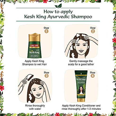 Kesh King Anti-Hairfall Aloe Vera Shampoo 200ml - 1 Pack