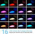 2 Pack Rechargeable Toilet Night Lights, 16-Color Motion Detection Bathroom Bowl Light, Novelty Cool Funny Birthday Gag Stocking Stuffer Gadget Gifts Idea for Adult Kids Men Father Dad Boys Toddlers