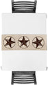 Texas Western Star Rustic Table Runner-Cotton linen-Long 90 inche Barn Star Dresser Scarves,Kitchen Coffee/Dining Farmhouse Cowboy Tablerunner for Country Home Living Room,Holiday Dinner Scarf Decor
