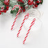 ToBeIT 32pcs Candy Canes Plastic Christmas Tree Hanging Ornaments (red(13cm))