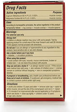 Cramp911 Muscle Relaxer Pain Relief Cream for Muscle Cramp Relief and Sore Muscles. Used for Muscle Cramp Relief and Muscle Pain Relief of All Kinds, Roll-on Lotion 0.71 oz 21 ml