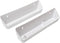 Aiwaiufu Kitchen Sink Front Trays Tip Out Tray Set 14 Inch Polymer Plastic White (2 Pack)