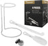 Decanter Stand, Decanter Drying Rack Bundle with Decanter Cleaning Brush, Decanter Cleaning Beads