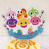 Dadam Baby Shark Cake Topper Happy Birthday Doo Doo Doo Baby Shark Birthday Decorations Cake Toppers Baby Shark Party Supplies