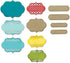 Sizzix Thinlits Dies, Ornate Labels, 12/Pack